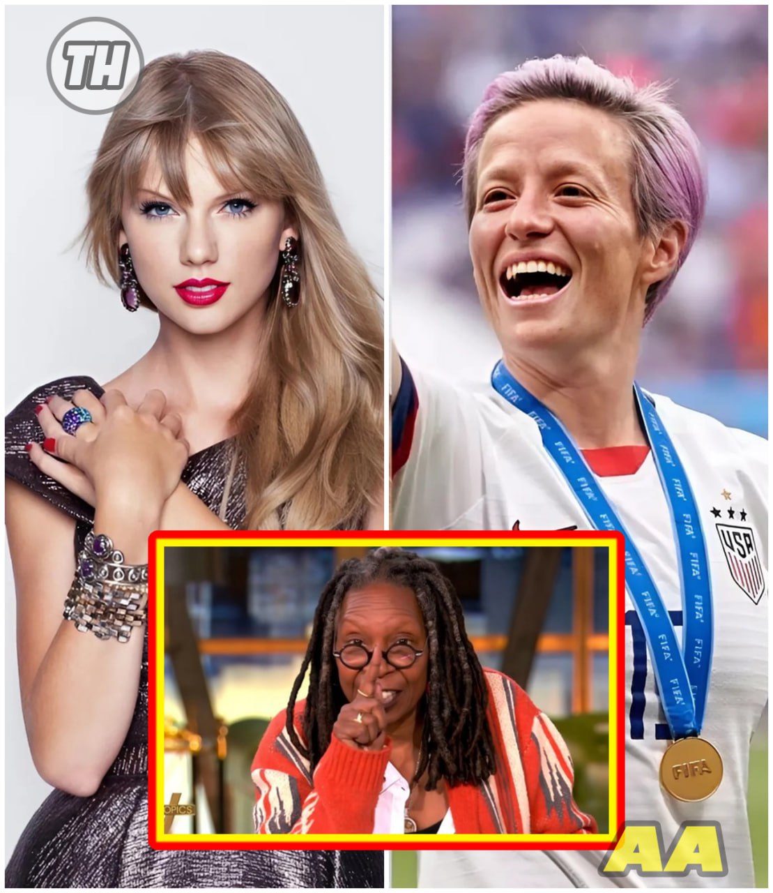 BREAKING NEWS : Stunning Announcement: Whoopi Goldberg, Megan Rapinoe & Taylor Swift Declare They’re Leaving the U.S.!