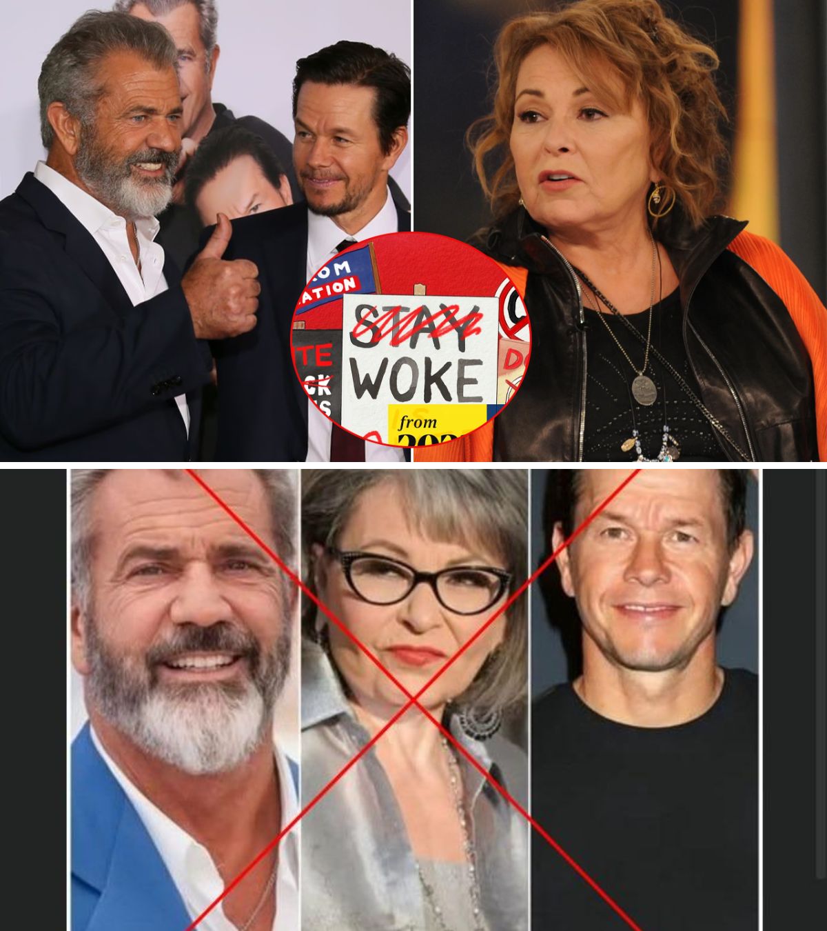 BREAKING NEWS: Roseanne Barr, Mark Wahlberg, and Mel Gibson Join Forces to Launch Hollywood’s First ‘Anti-Woke’ Studio – A Game-Changer or Controversial Gamble?