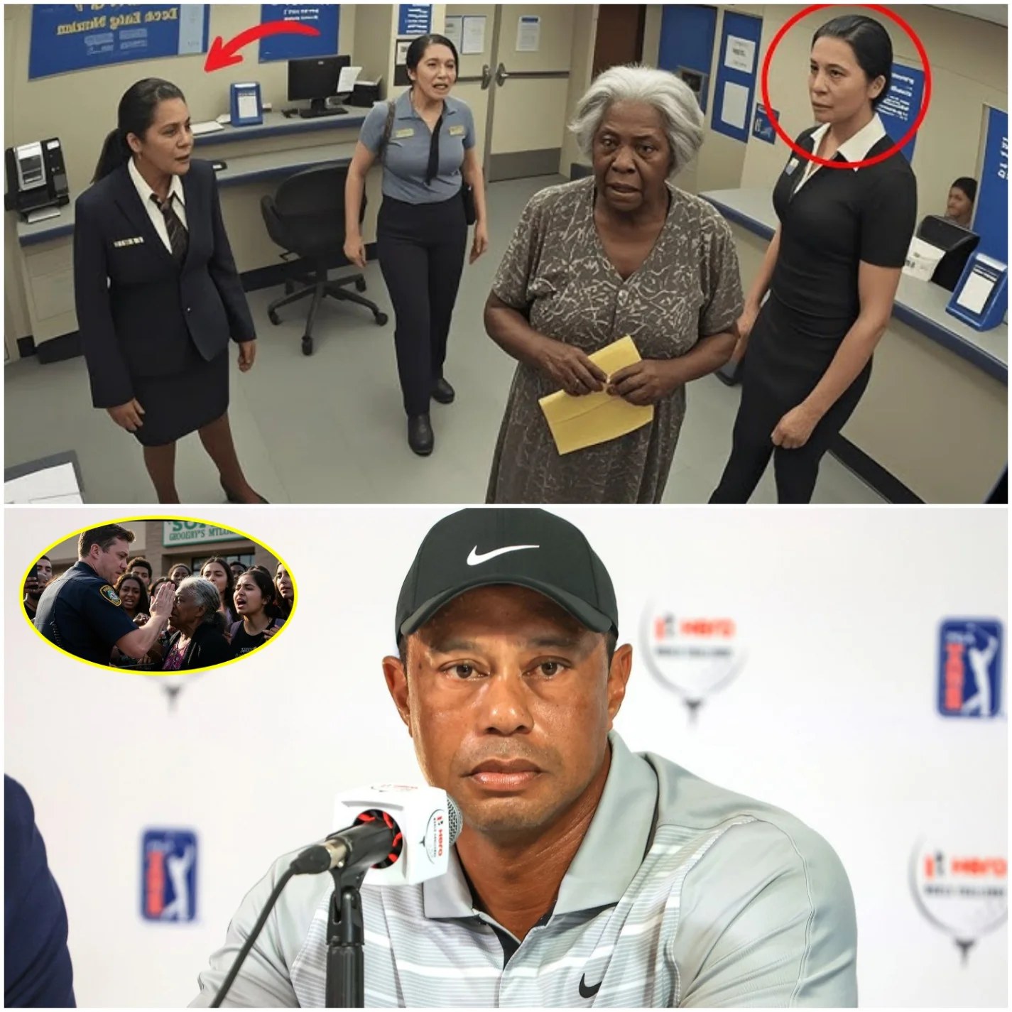 BREAKING: 78-Year-Old Black Woman Humiliated at the Bank, Golf Superstar Tiger Woods Stands Up for Her — His Actions Earn Widespread Admiration and Praise