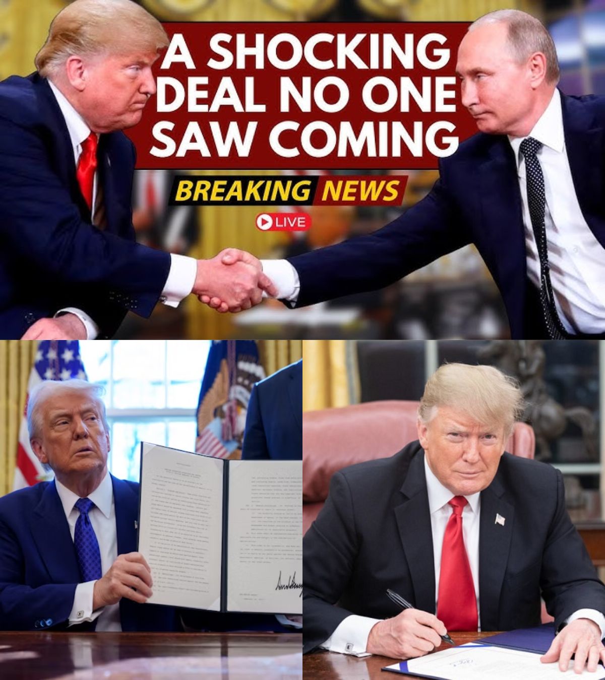 NEWS ALERT** It’s done! He didn’t hesitate for long and made another decision! Donald Trump has signed the order 😮👇More details in C0MMENTS 👇