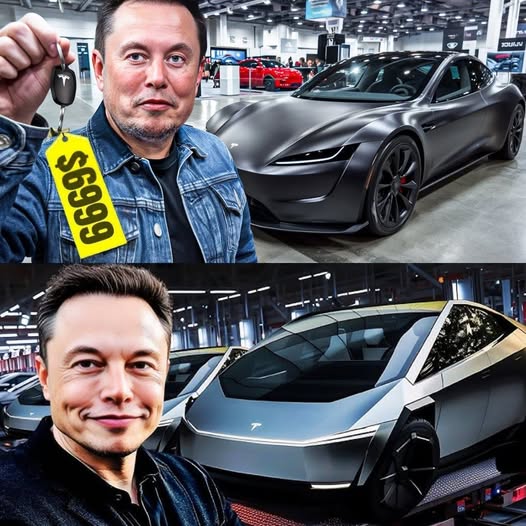 “I just launched the NEW Tesla car for $6,999!”