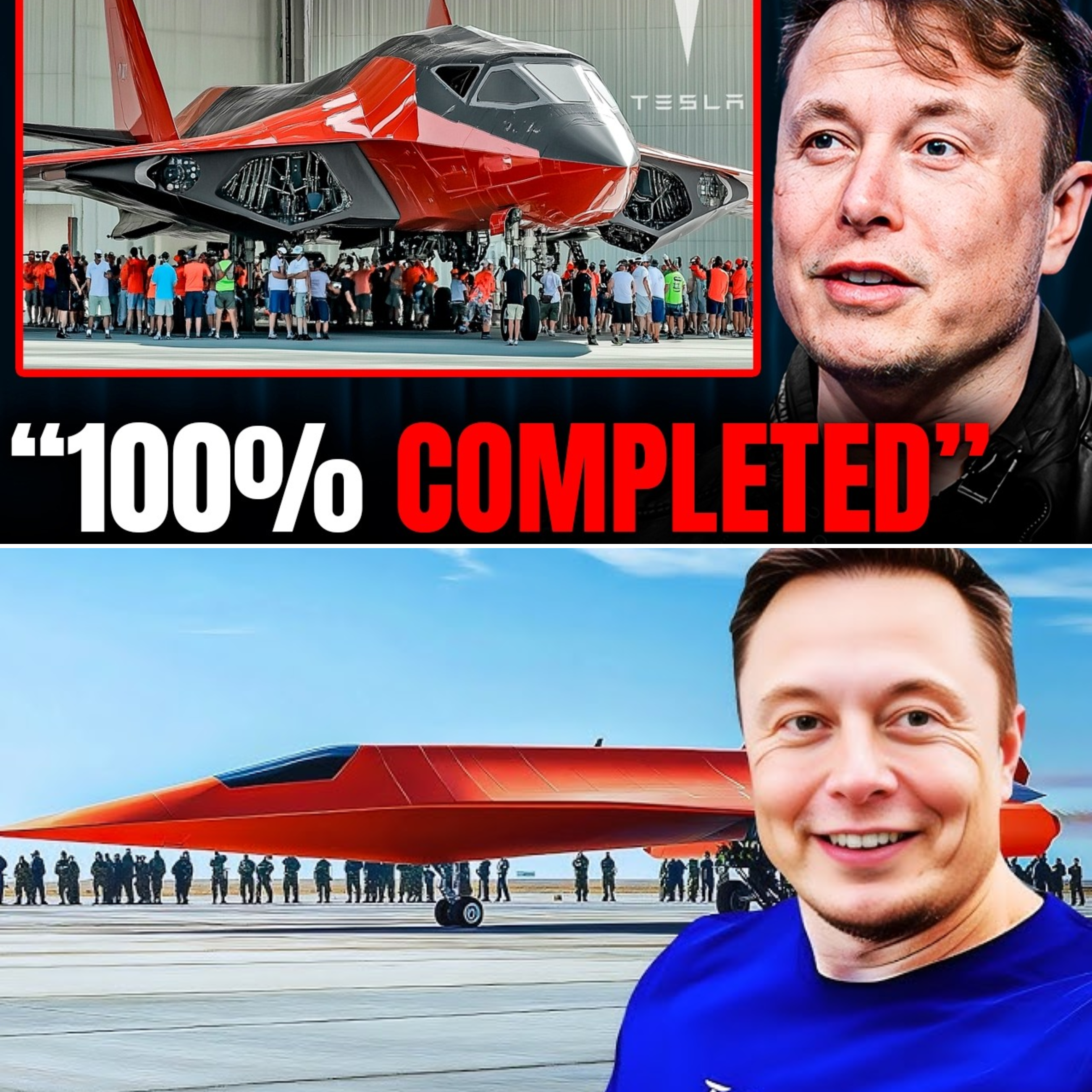 Elon Musk has unveiled a groundbreaking $13 billion Tesla plane, with a special feature that reportedly defies the laws of physics